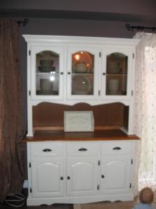 Painted Refinished Dining Hutch